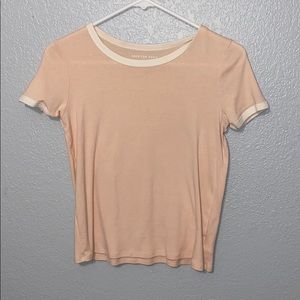 American eagle Pink/cream T-shirt